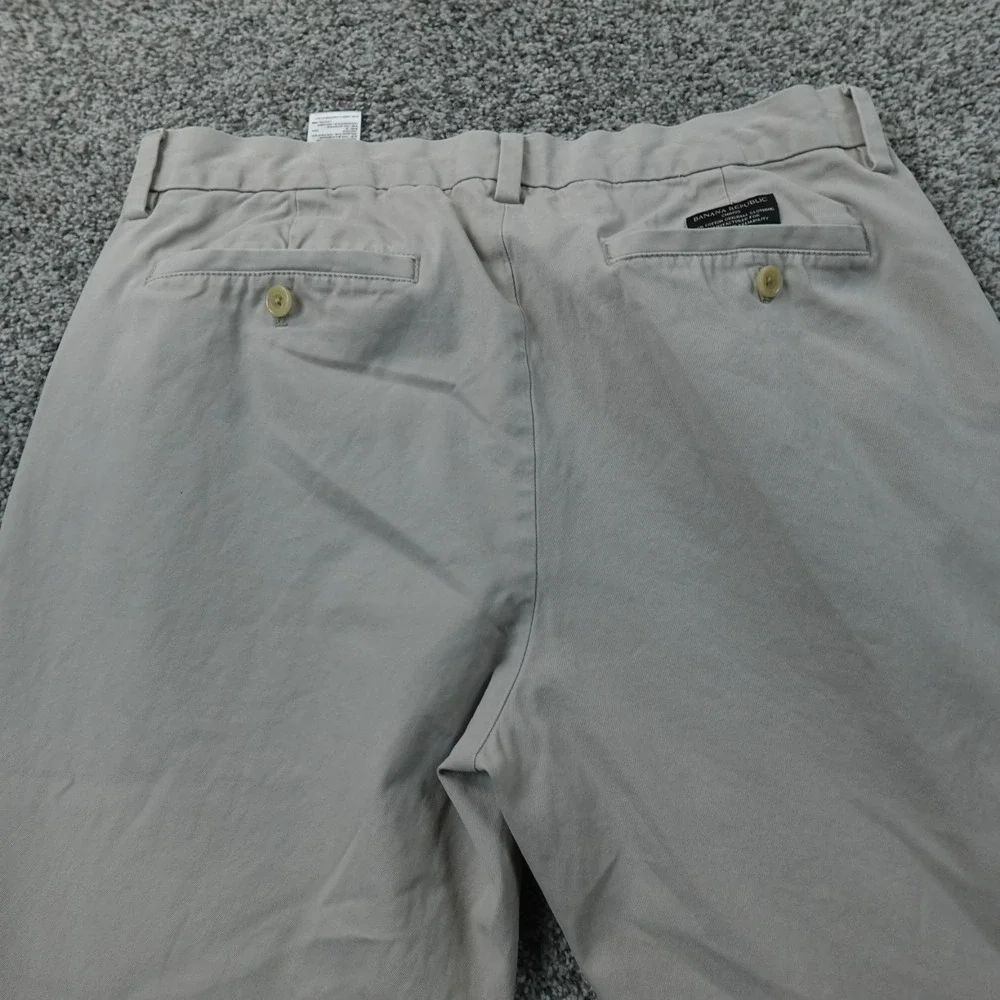 Banana Republic Pants Mens 33X32 Beige Khaki Tan Emerson Chino Trouser Straight